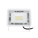 GloboStar® ATLAS 61414 Επαγγελματικός Προβολέας LED 30W 3600lm 120° AC 220-240V Λευκό - Φυσικό Λευκό 4500K - LUMILEDS Chips